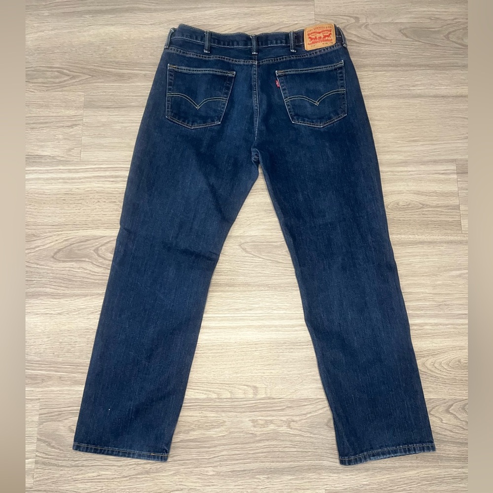 Levi 514 Jeans Mens W38XL32 Blue Straight Fit Denim Pants Medium Wash